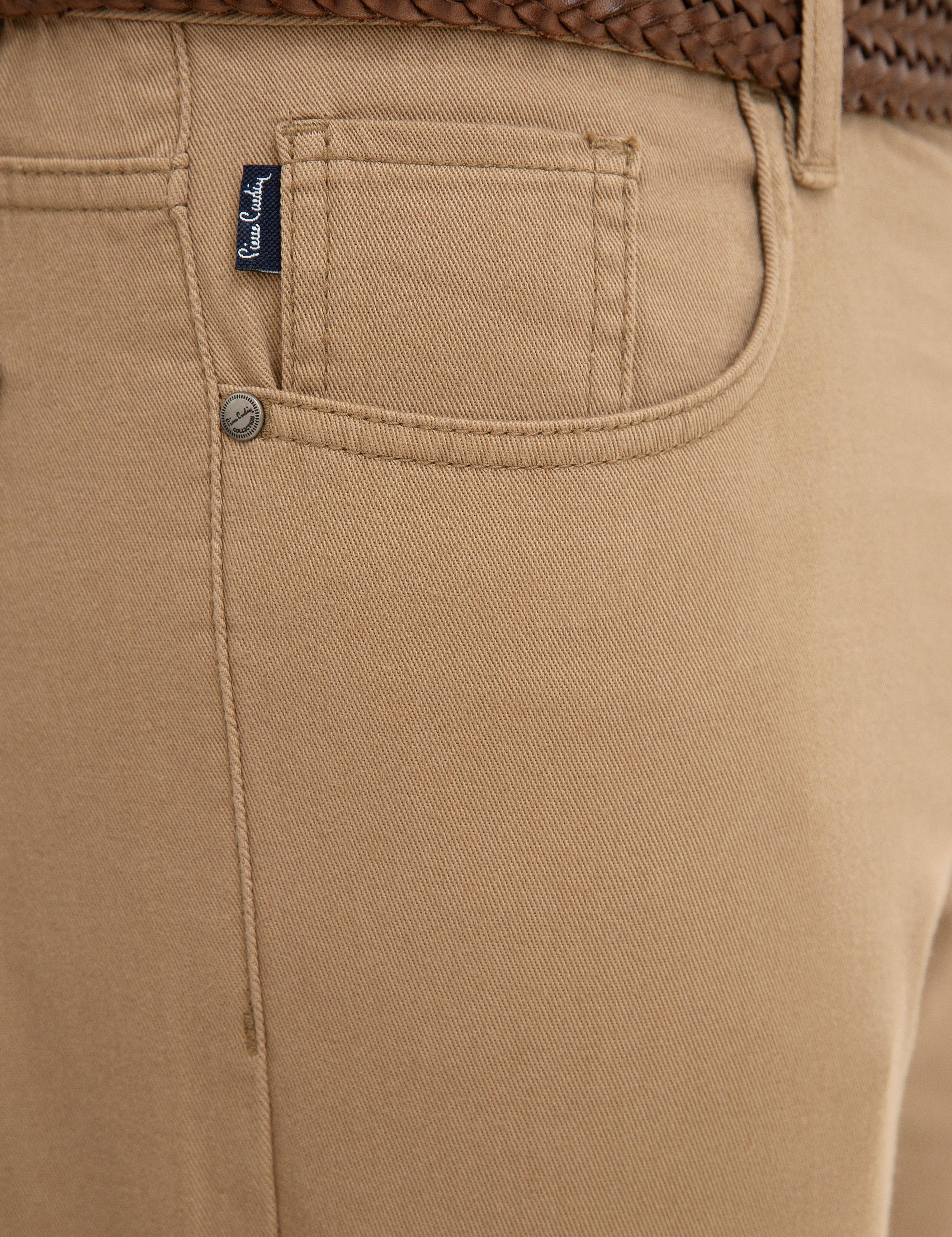 Camel Slim Fit Kanvas Pantolon