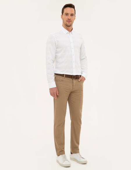 Camel Slim Fit Kanvas Pantolon - 50200824011