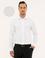 Beyaz Slim Fit Armürlü Gömlek