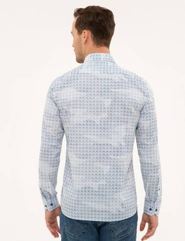 Mavi Slim Fit Gömlek