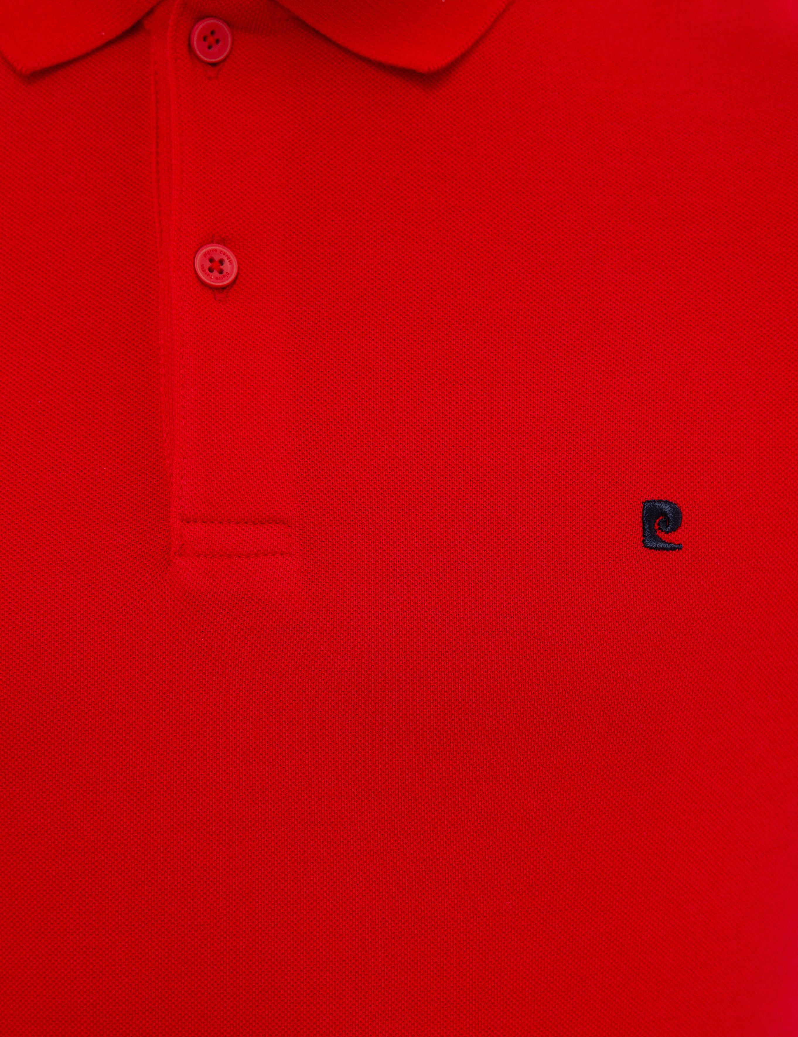 Koyu Kırmızı Slim Fit Basic Polo Yaka T-Shirt