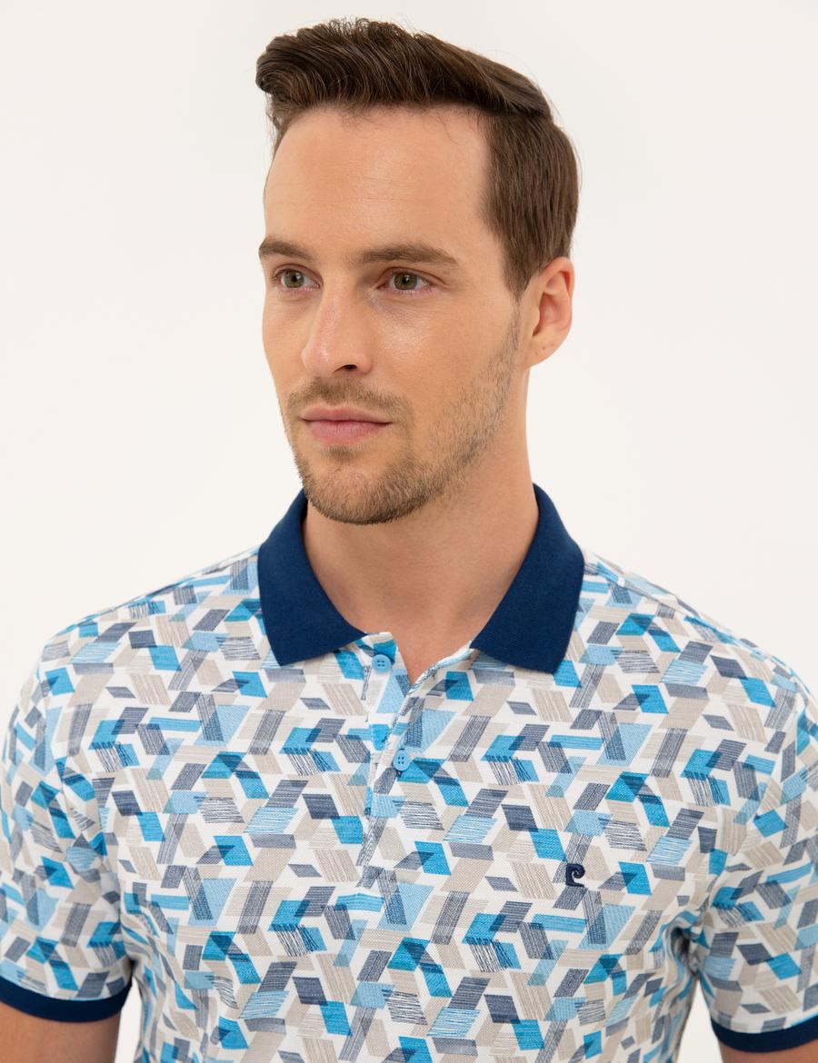 Lacivert Slim Fit Polo Yaka T-Shirt