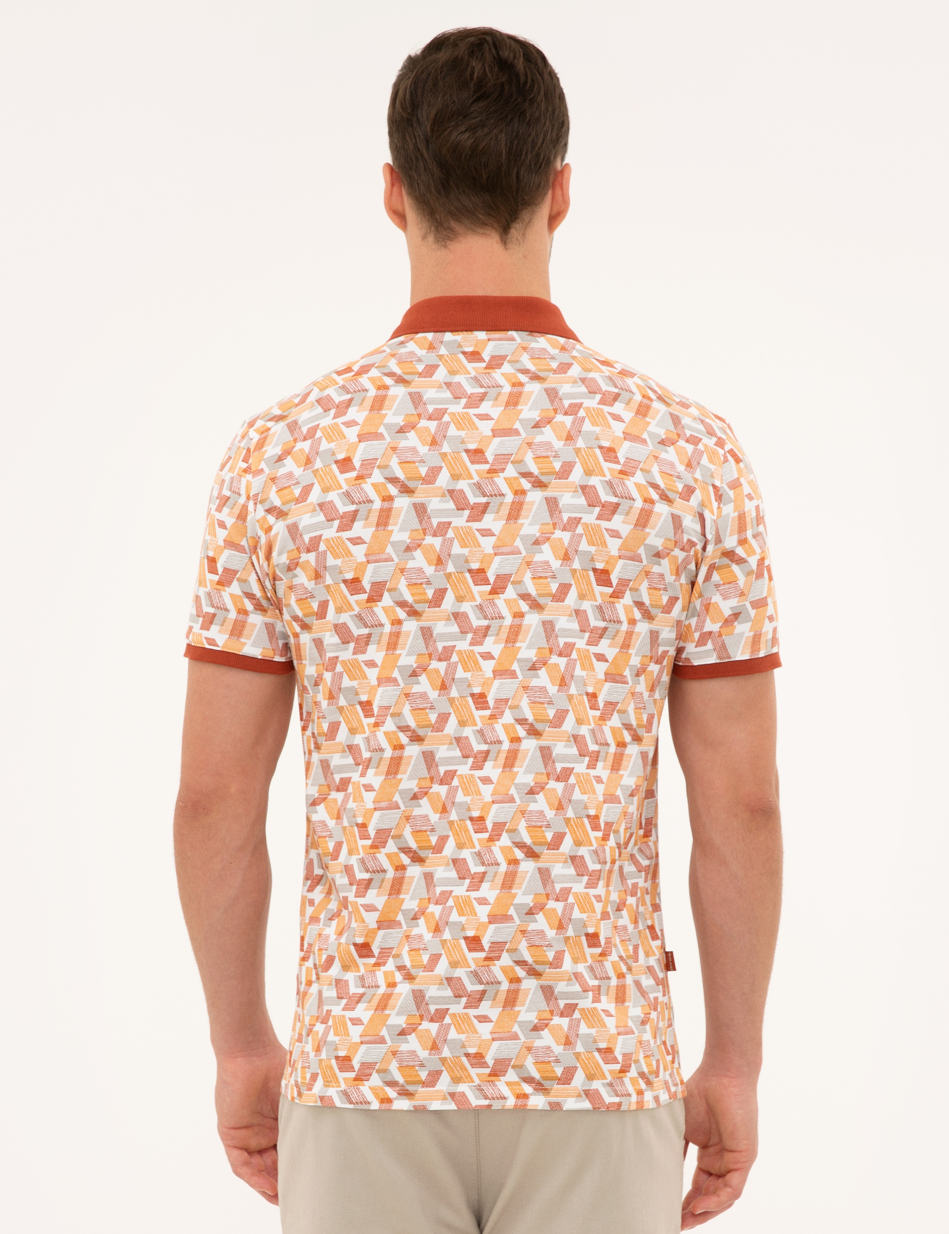 Kiremit Slim Fit Polo Yaka T-Shirt