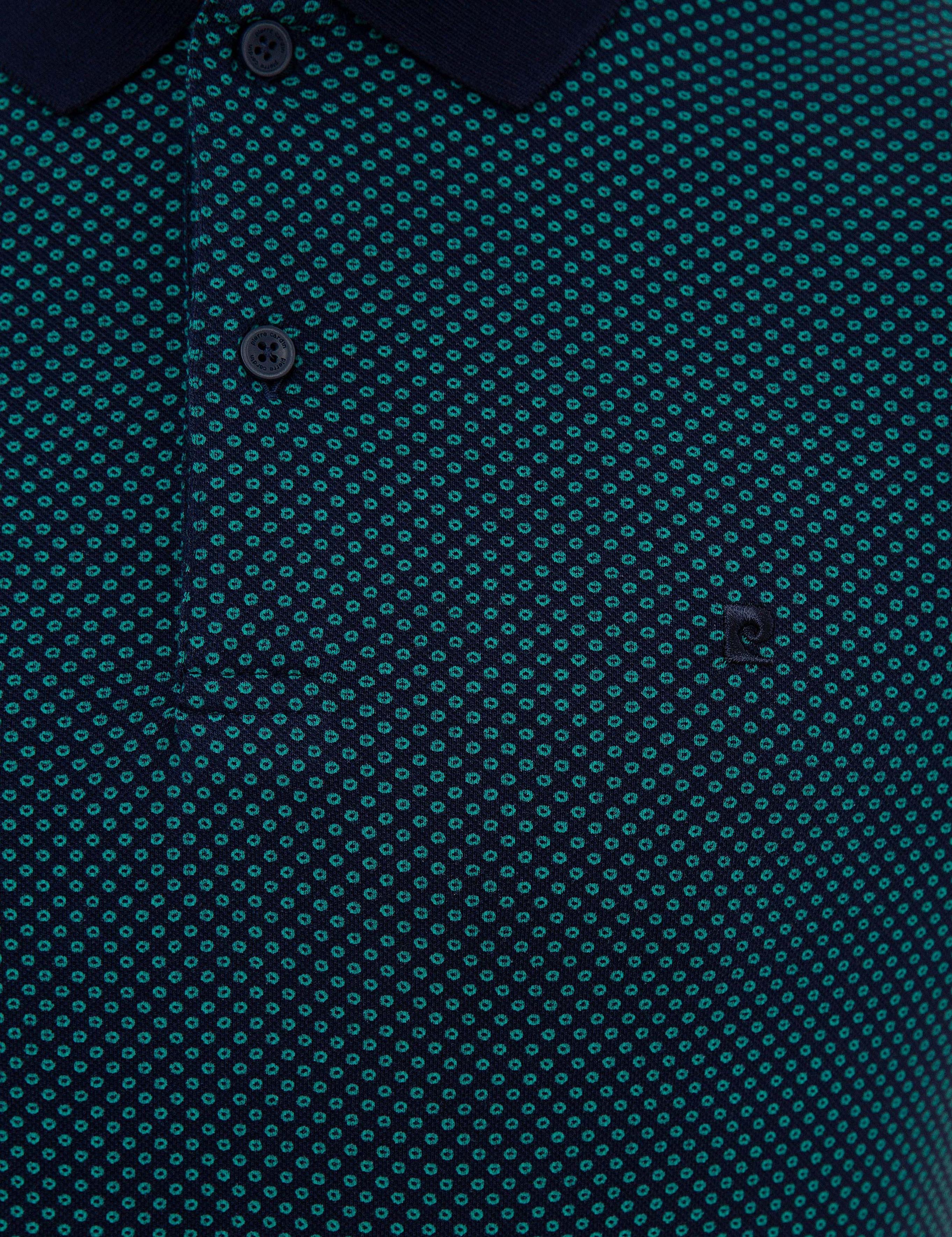 Lacivert Slim Fit Polo Yaka T-Shirt