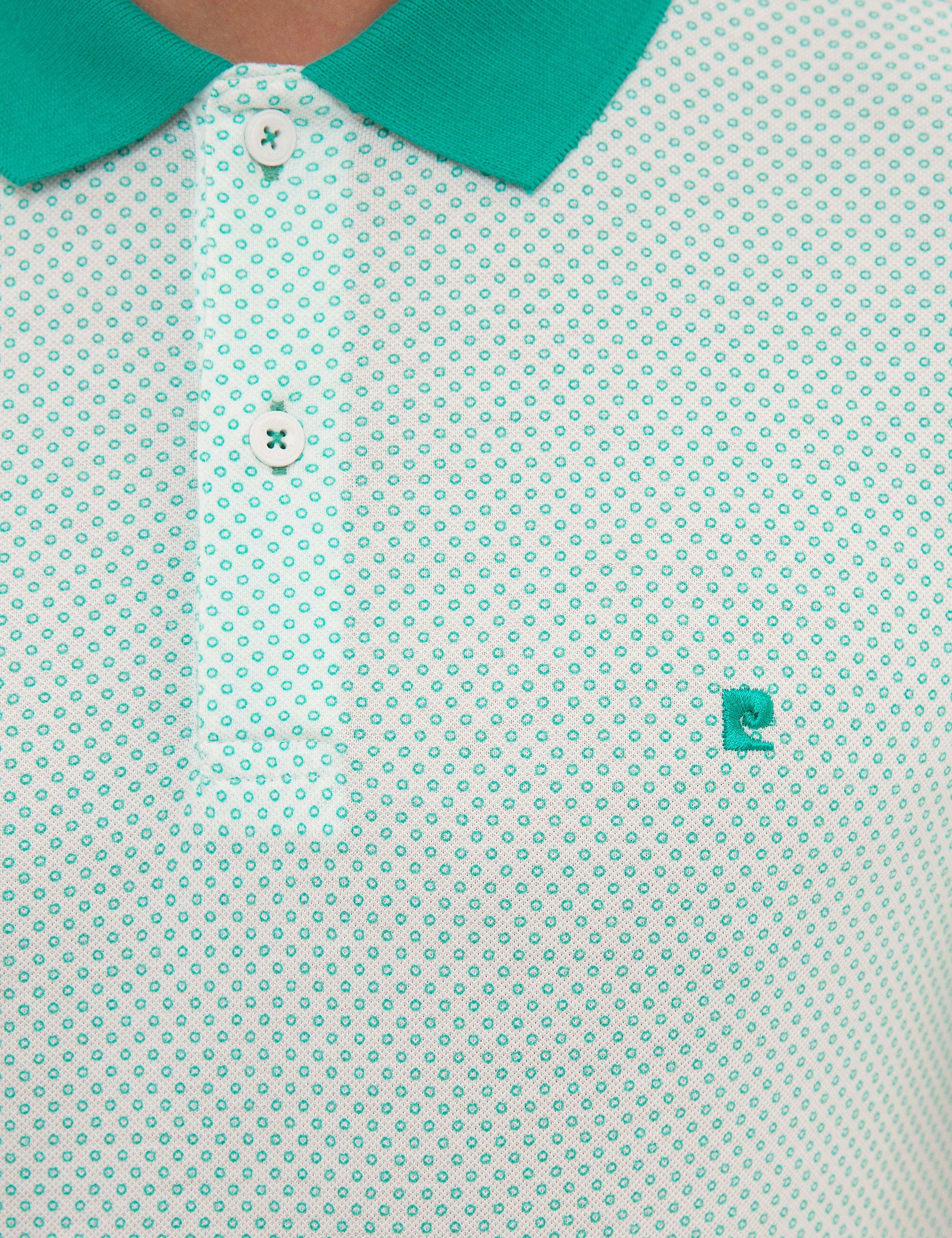 Mint Yeşil Slim Fit Polo Yaka T-Shirt - Image 5