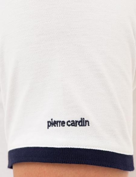 Beyaz Regular Fit Polo Yaka T-Shirt - 50226517005