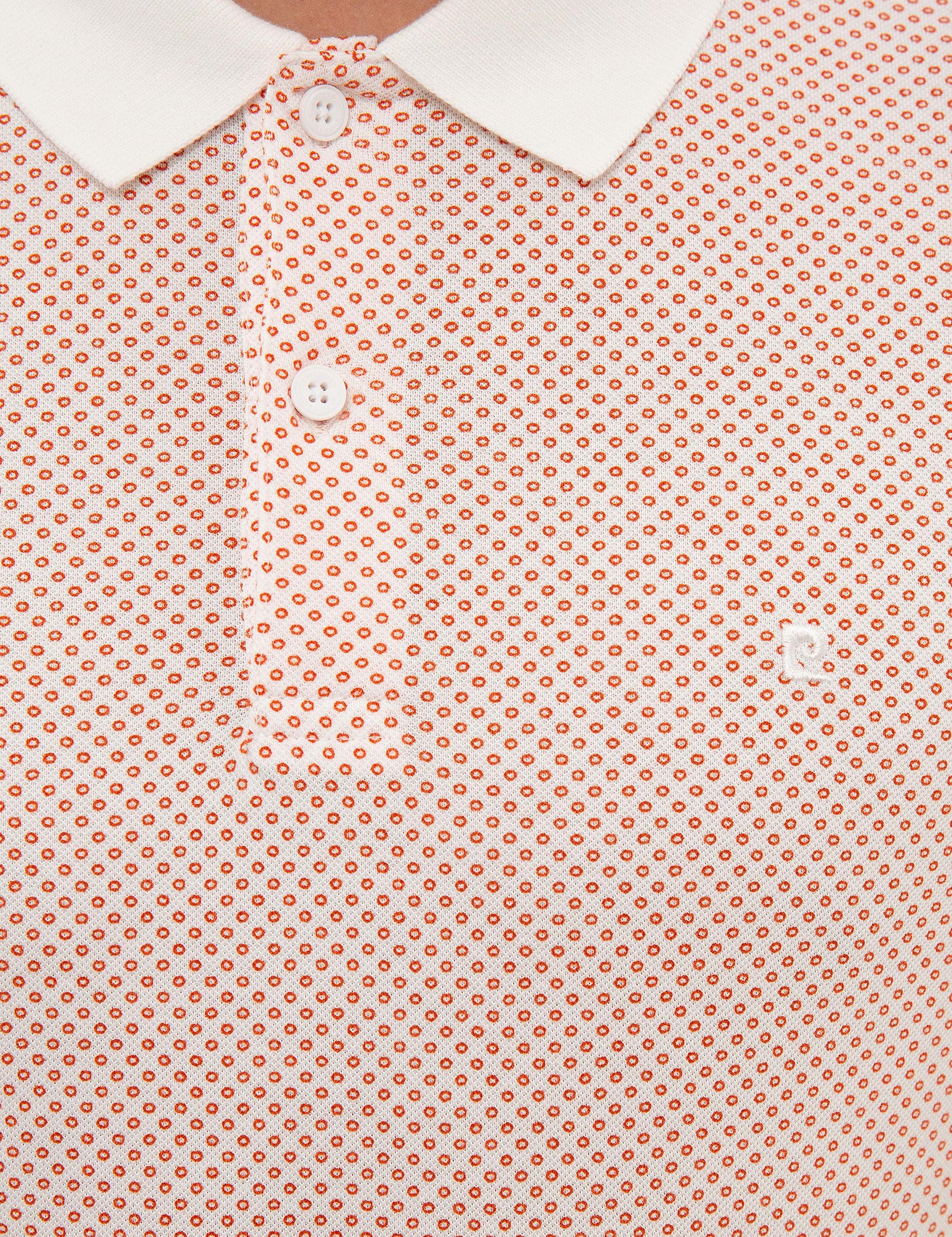 Turuncu Slim Fit Polo Yaka T-Shirt