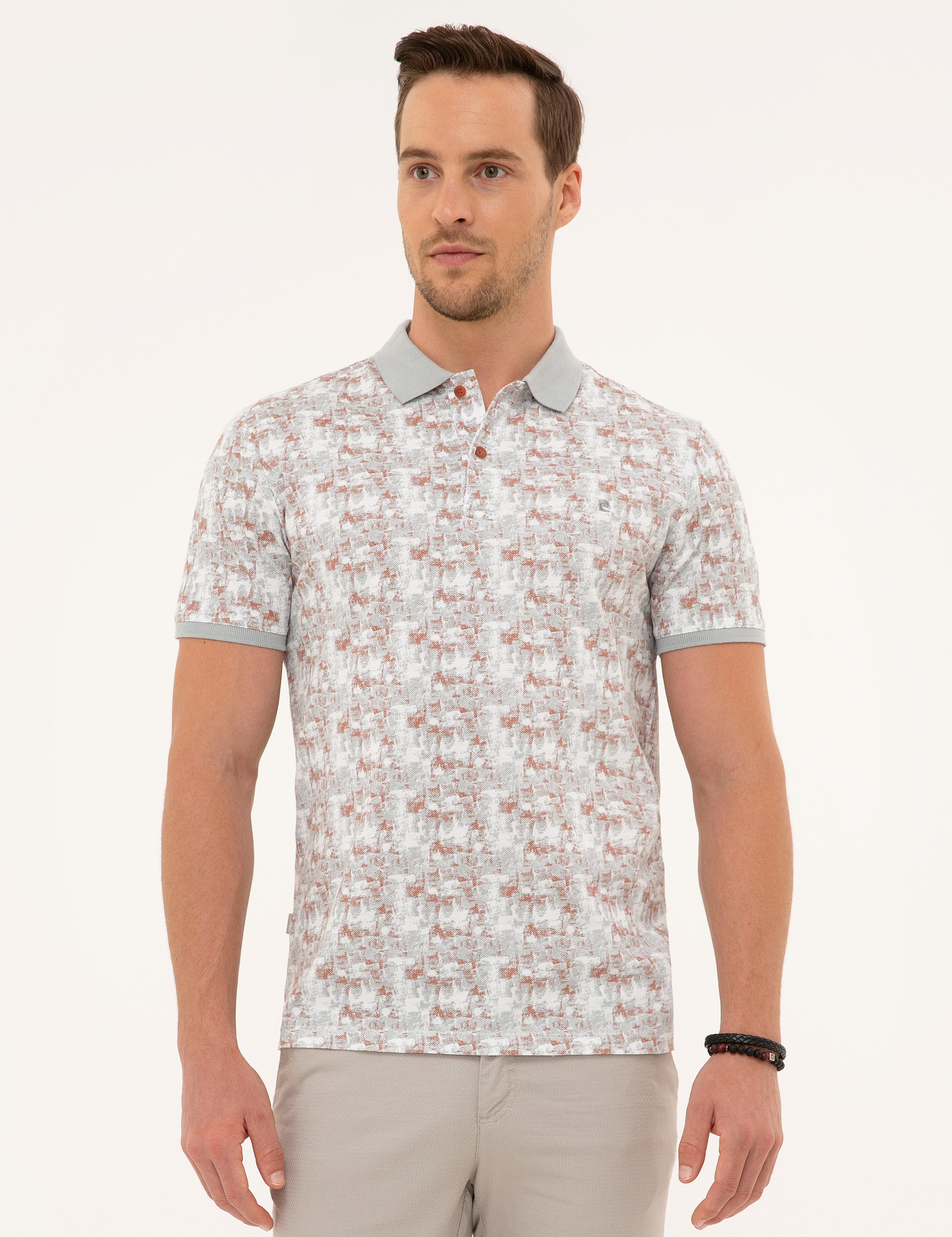 Gri Slim Fit Polo Yaka T-Shirt