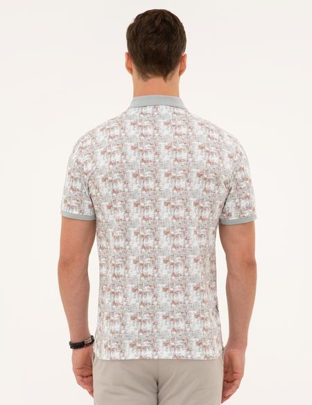 Gri Slim Fit Polo Yaka T-Shirt - 50226632002