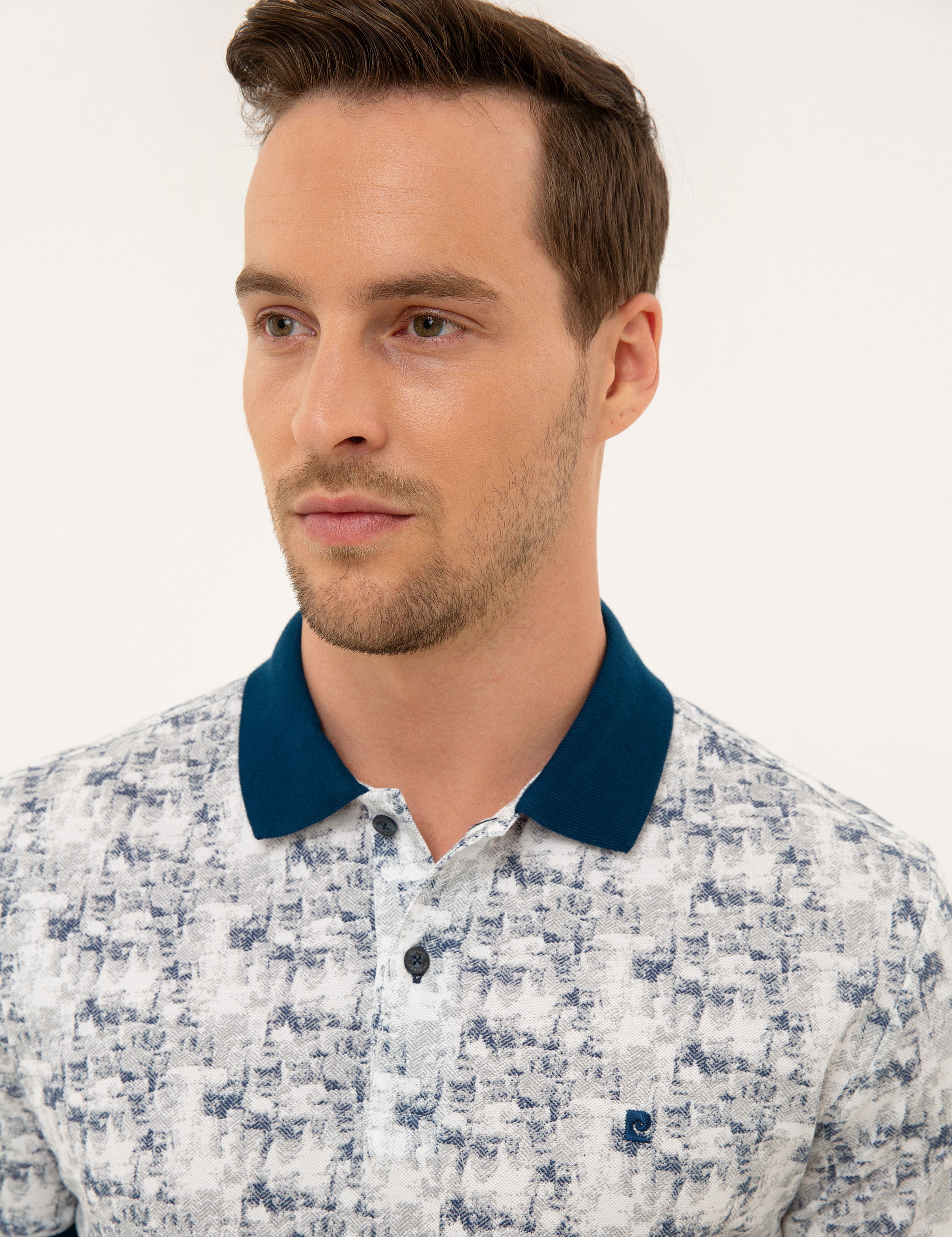Lacivert Slim Fit Polo Yaka T-Shirt - Image 2