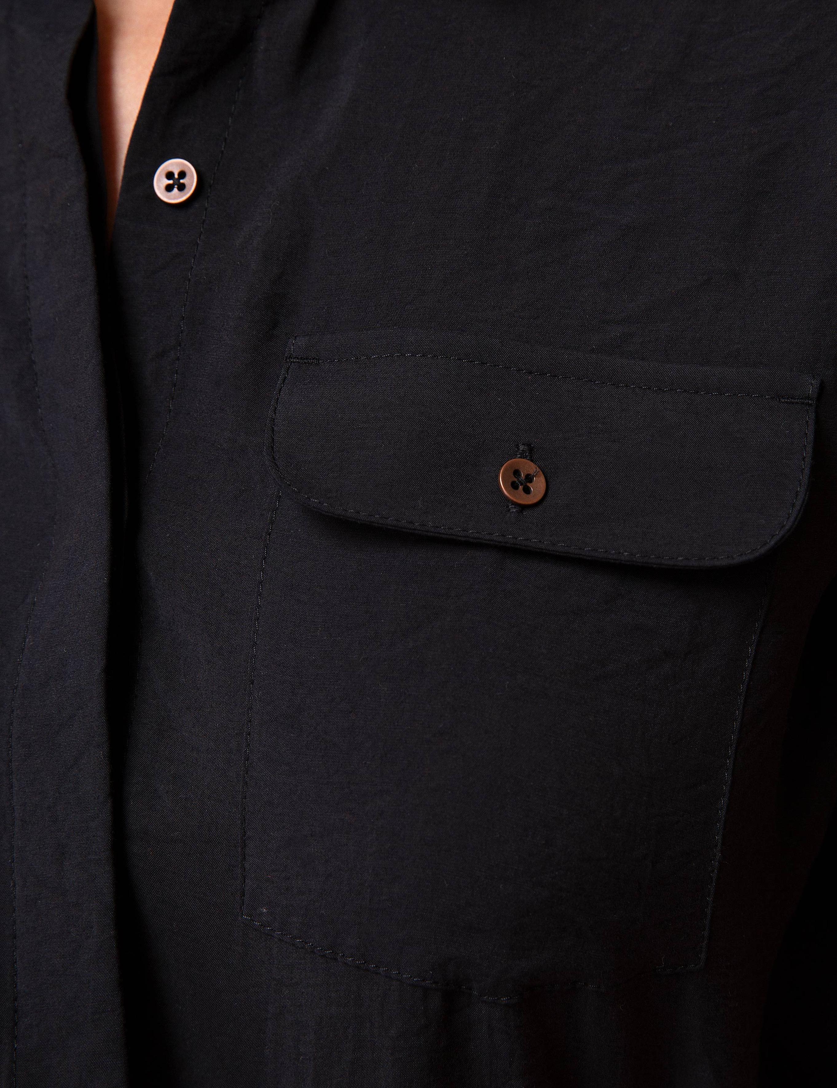 Siyah Regular Fit Gömlek