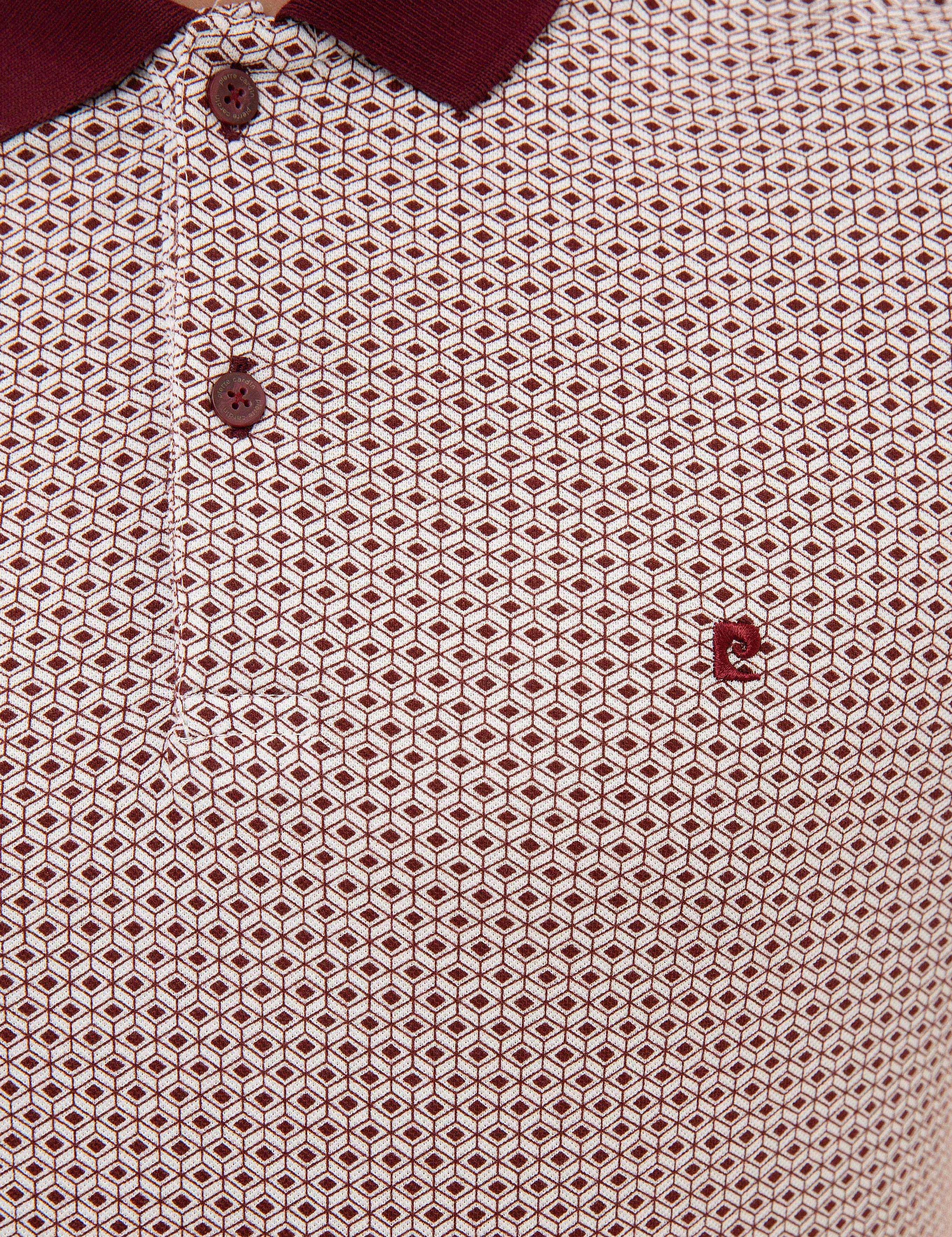 Bordo Slim Fit Polo Yaka T-Shirt