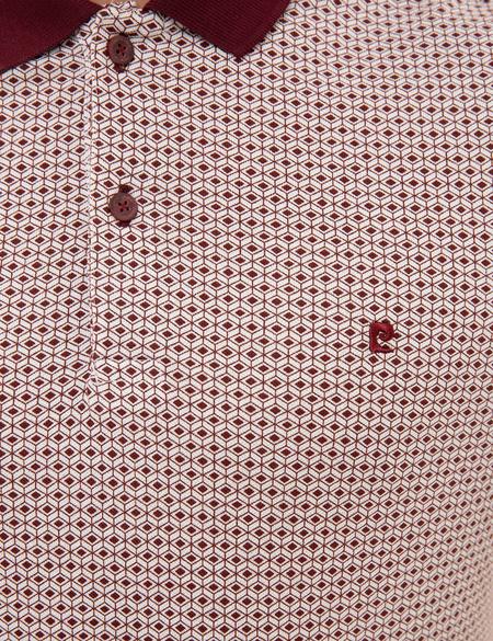 Bordo Slim Fit Polo Yaka T-Shirt - 50226920001