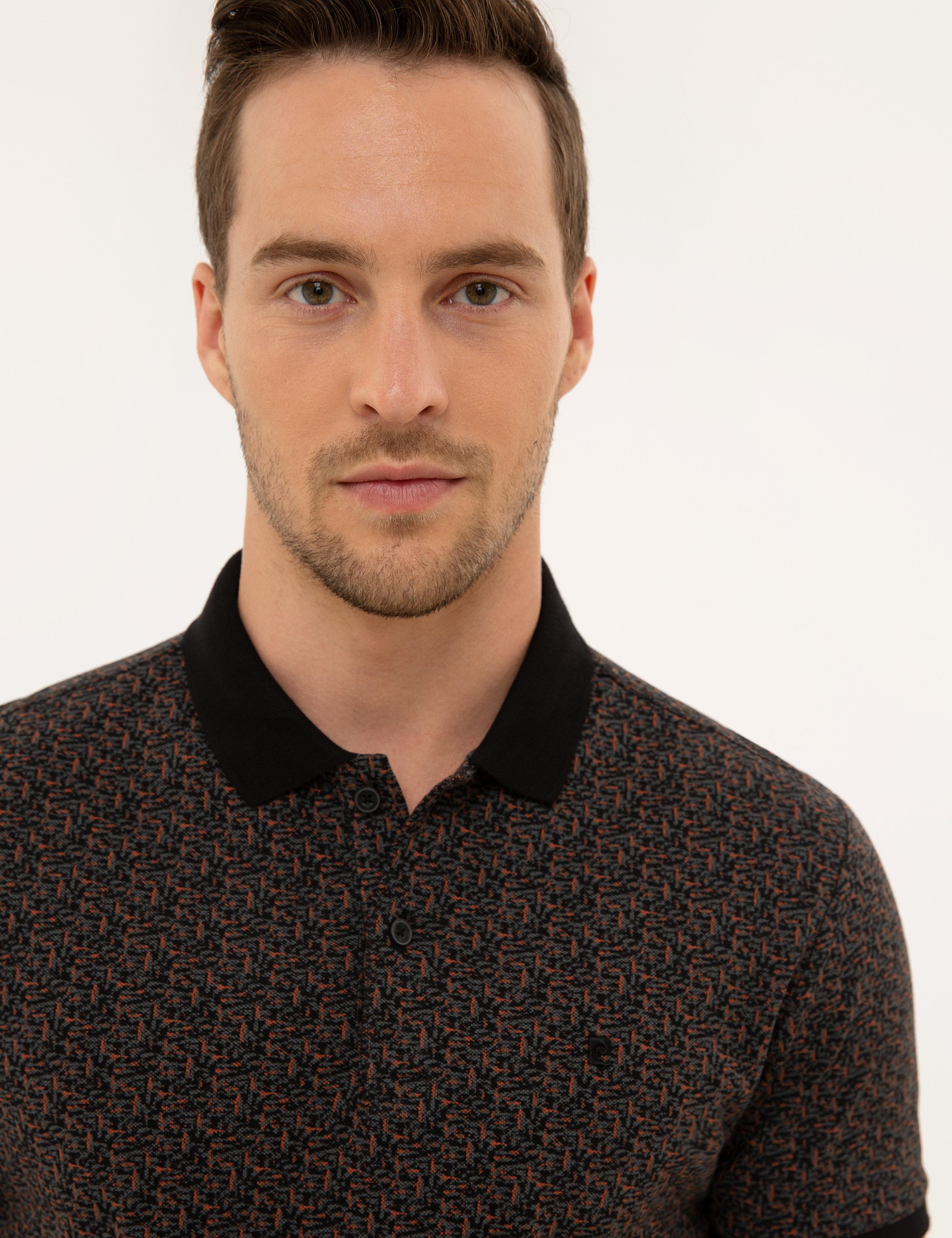 Siyah Slim Fit Polo Yaka T-Shirt