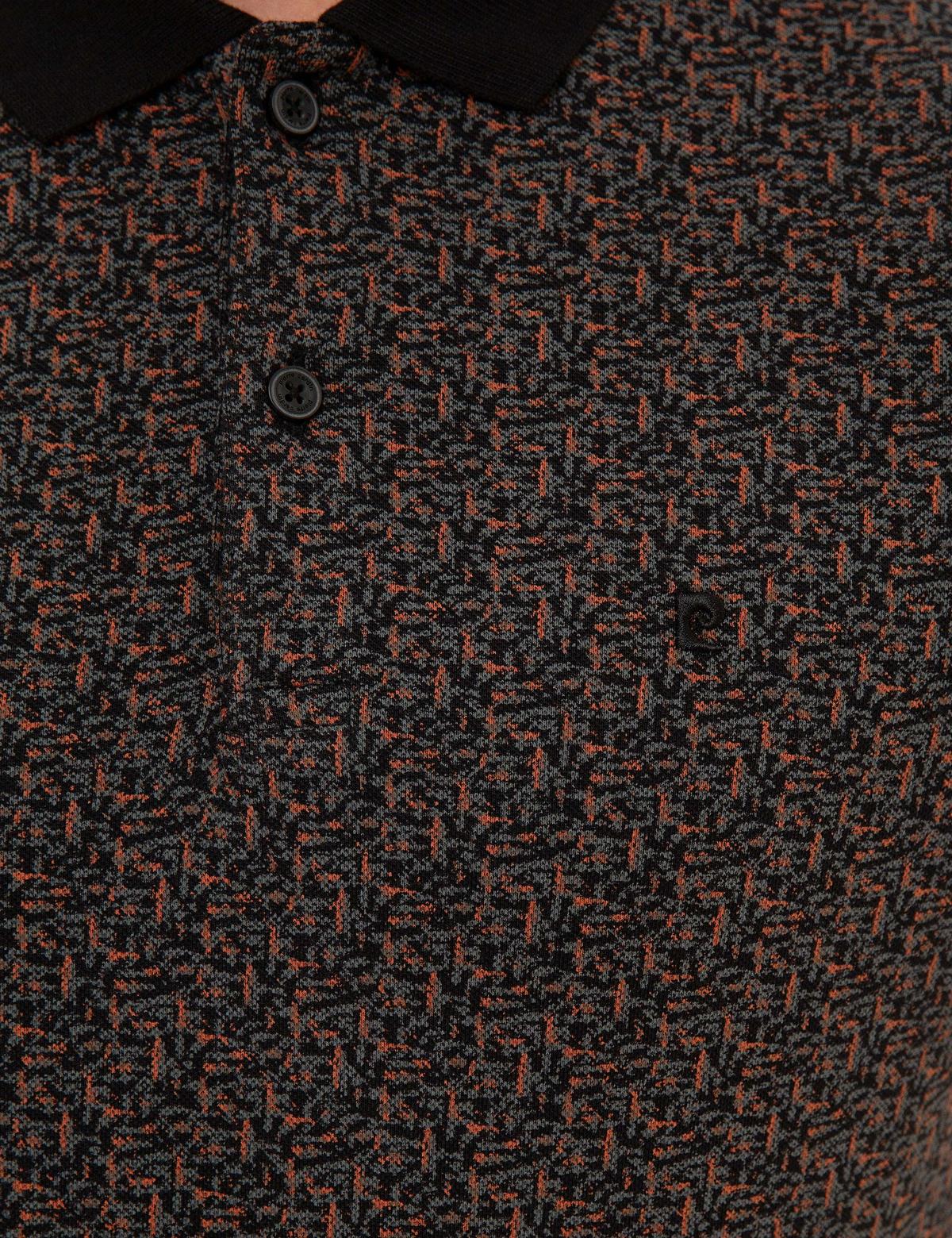 Siyah Slim Fit Polo Yaka T-Shirt - 50226633017