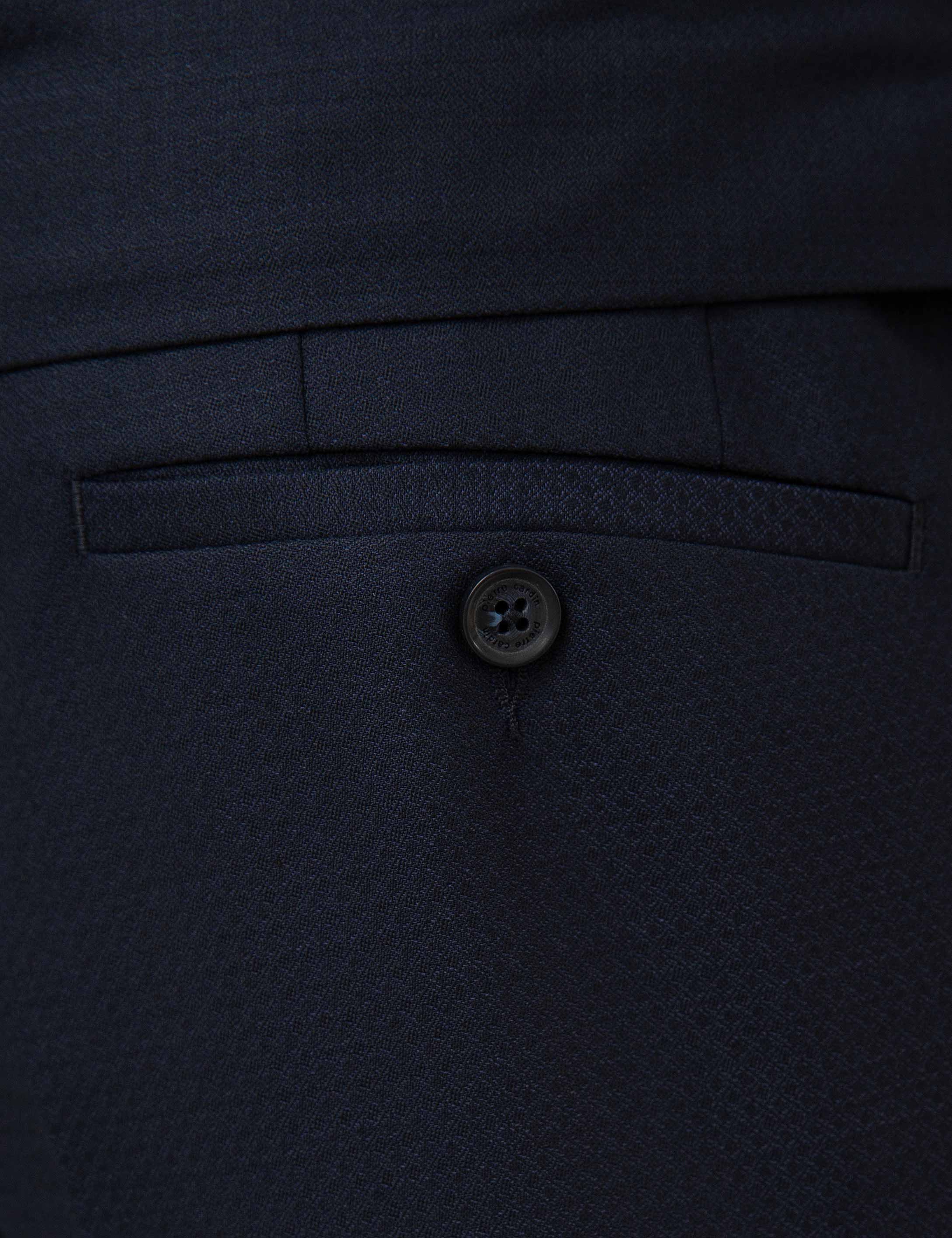 Lacivert Slim Fit Takım Elbise - Image 6
