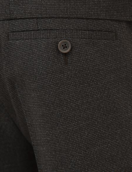 Kahverengi Slim Fit Takım Elbise - 50227242041