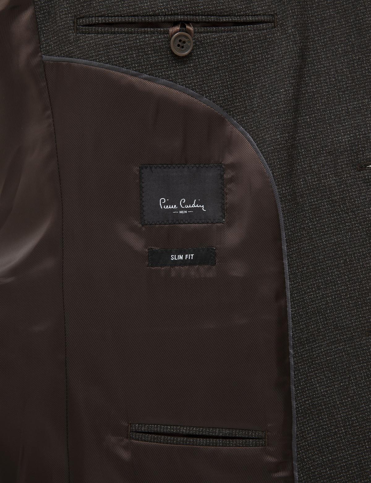 Kahverengi Slim Fit Takım Elbise - 50227242041