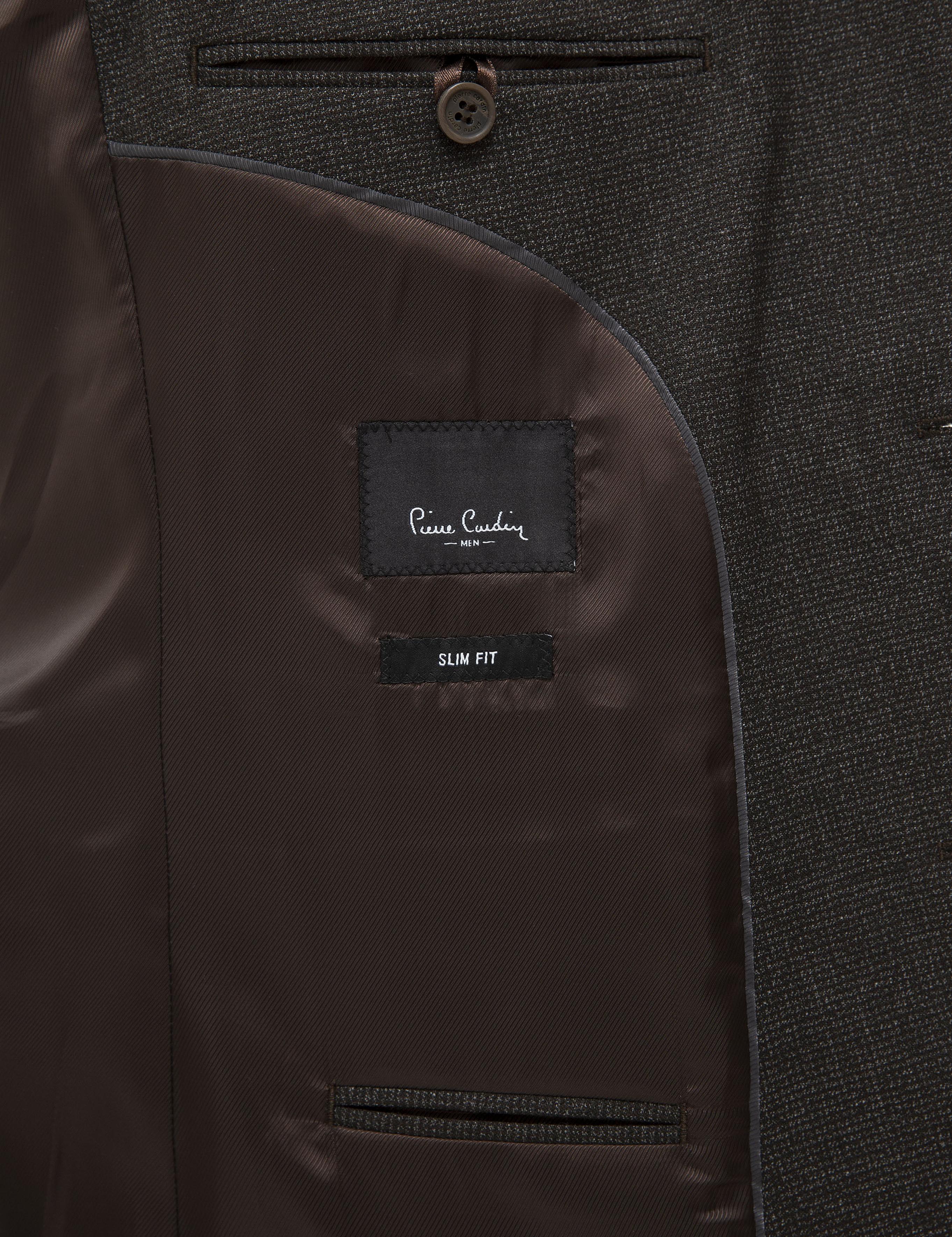 Kahverengi Slim Fit Takım Elbise