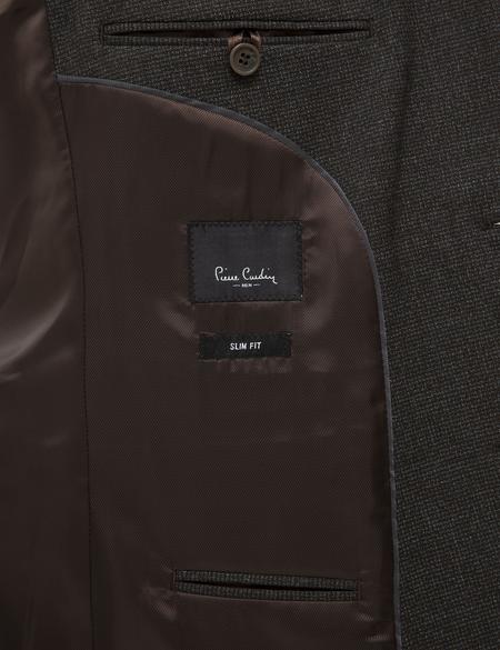 Kahverengi Slim Fit Takım Elbise - 50227242041