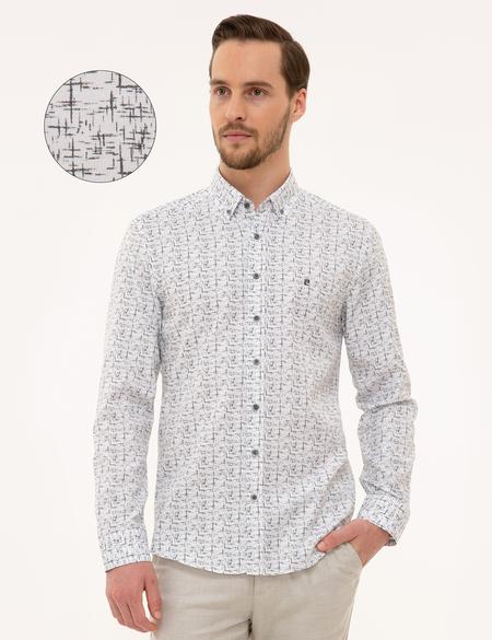 Antrasit Slim Fit Gömlek - 50227387014