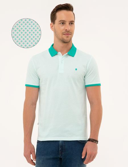 Mint Yeşil Slim Fit Polo Yaka T-Shirt - 50226909032