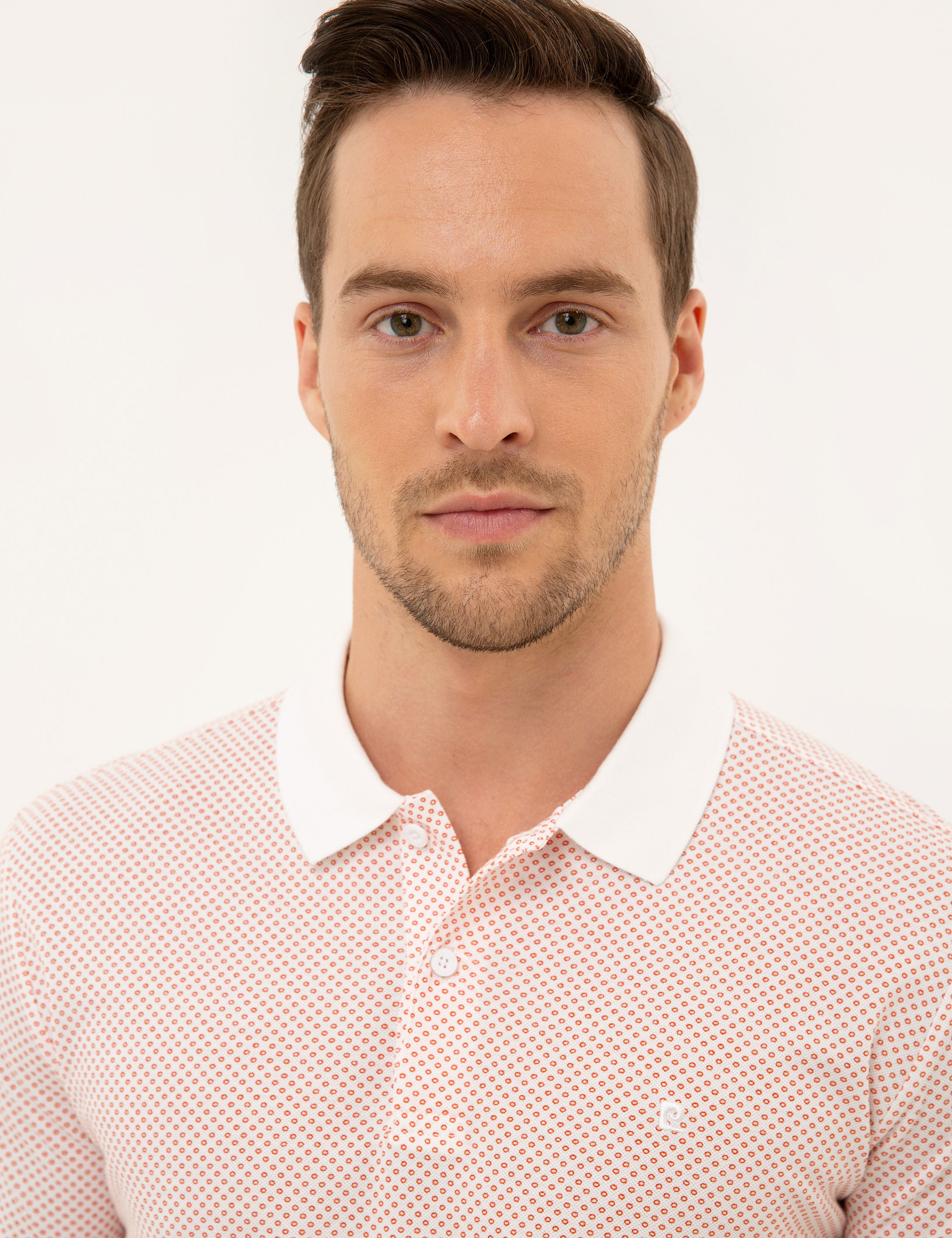 Turuncu Slim Fit Polo Yaka T-Shirt - Image 2
