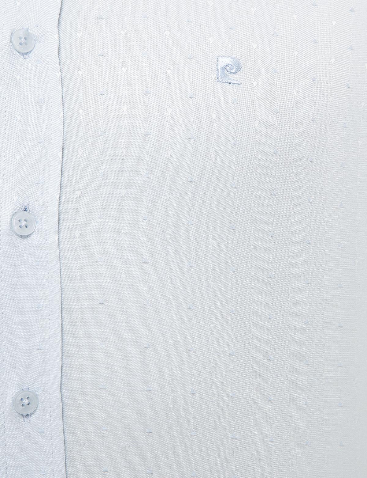 Açık Mavi Slim Fit Armürlü Gömlek - 50227478005