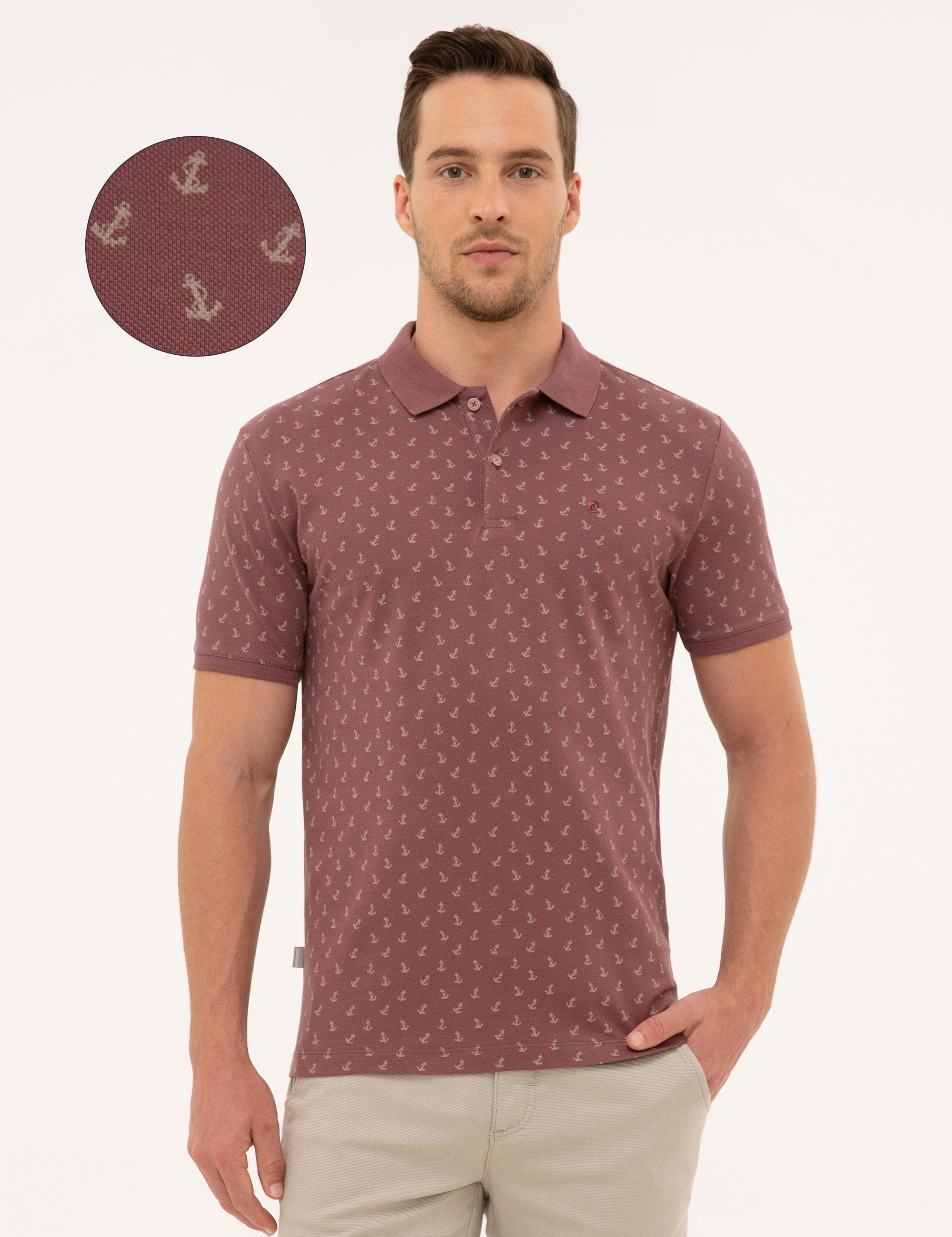 Gül Kurusu Slim Fit Polo Yaka T-Shirt