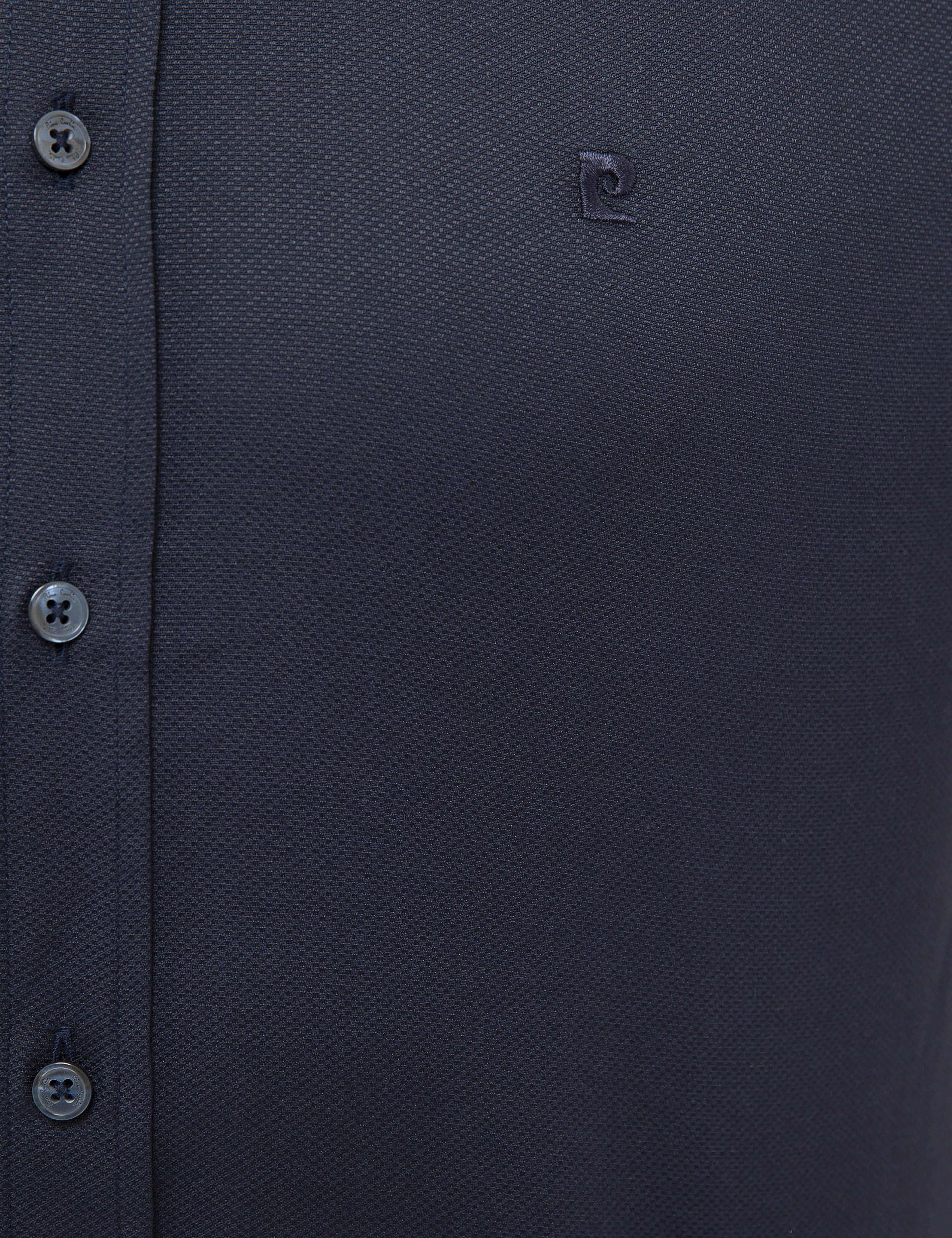 Lacivert Slim Fit Oxford Gömlek