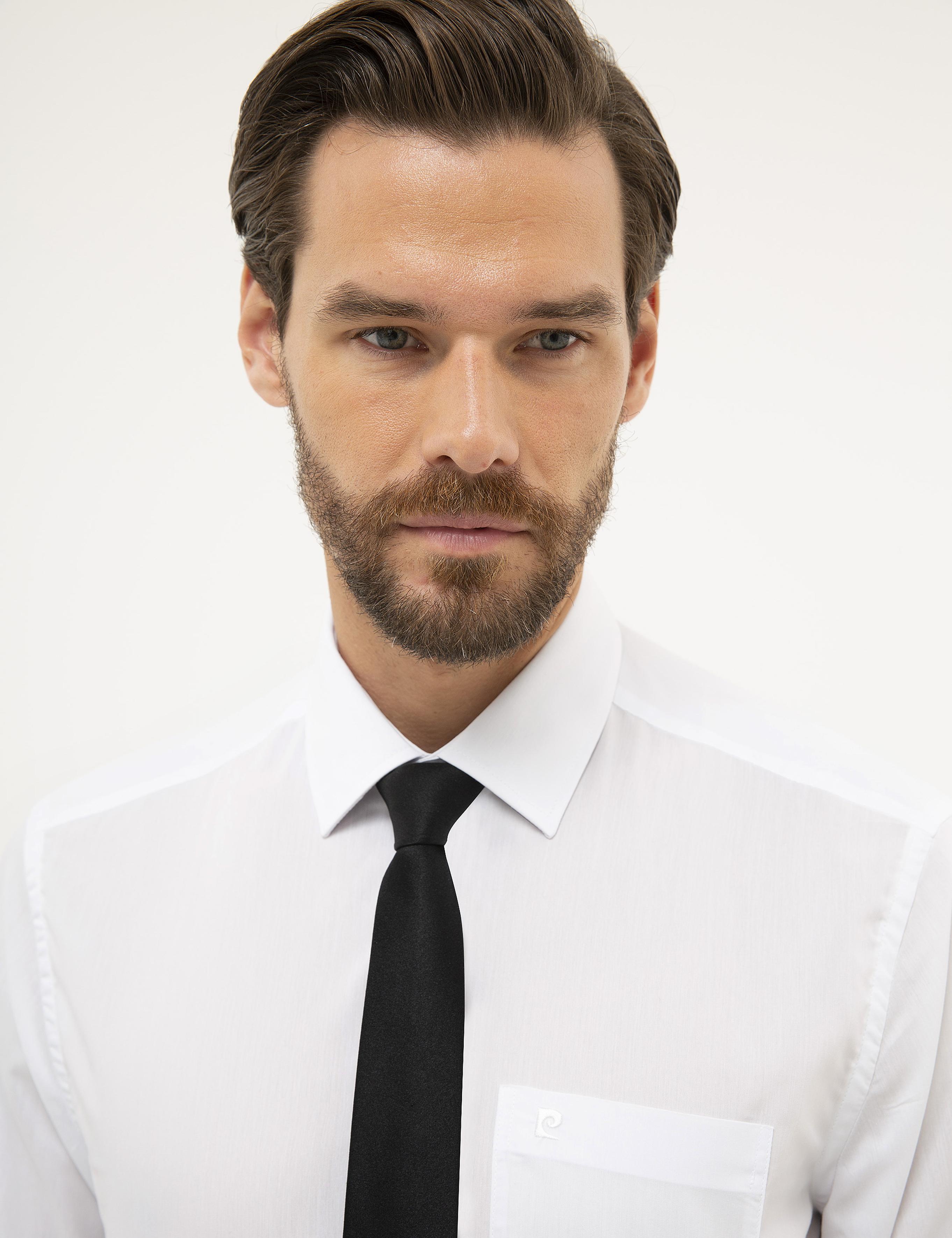 Beyaz Regular Fit Basic Gömlek