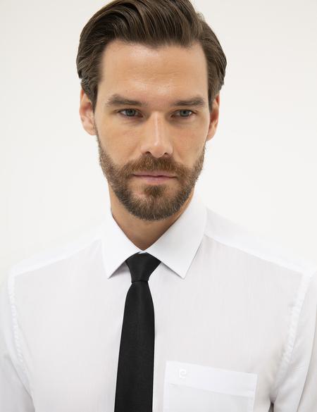 Beyaz Regular Fit Basic Gömlek - 50231291016