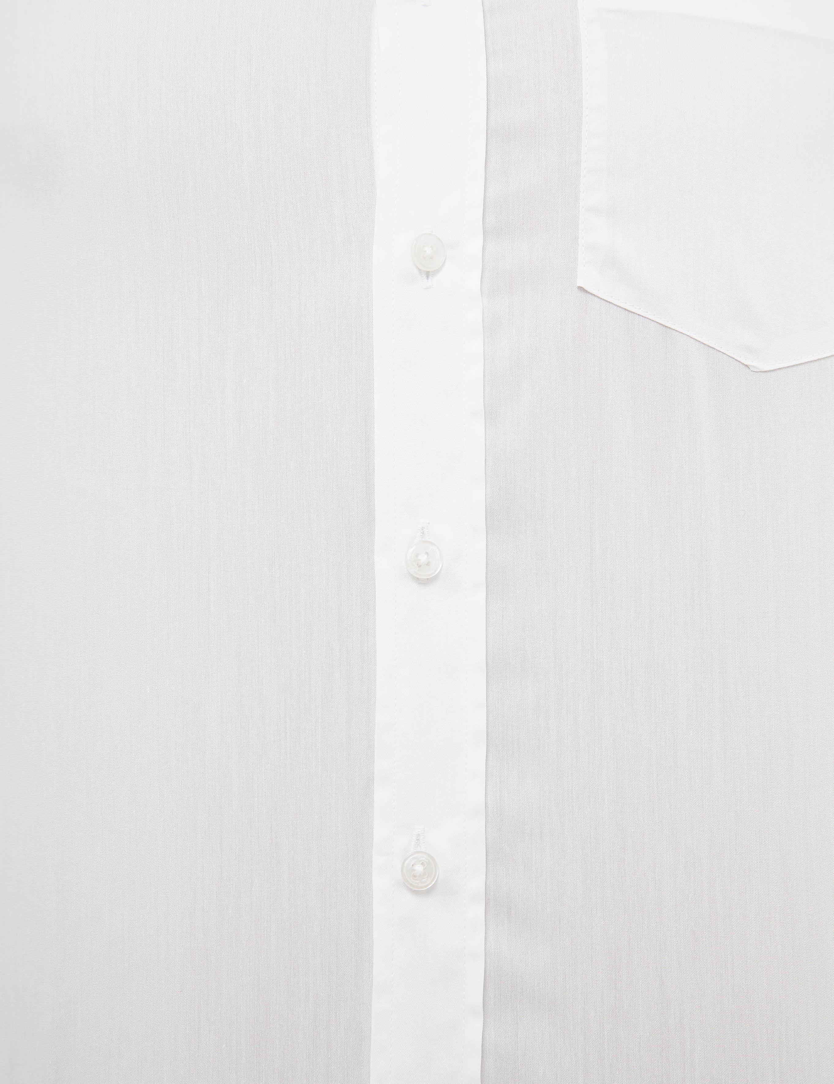 Beyaz Regular Fit Basic Gömlek