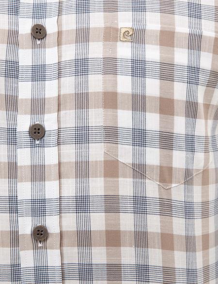 Kahverengi Regular Fit Uzun Kollu Gömlek - 50227236015