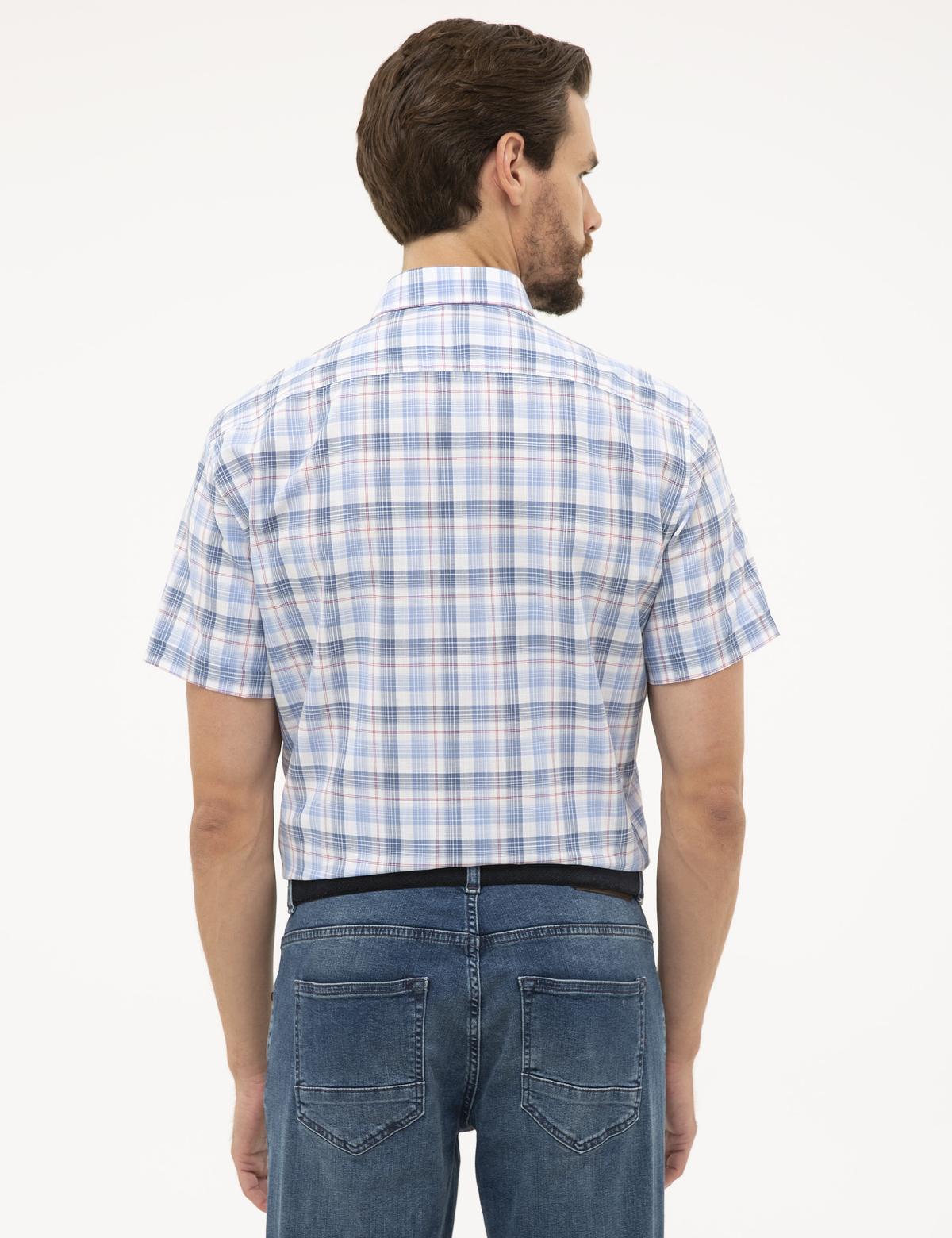 Mavi Regular Fit Kısa Kollu Gömlek - 50227429005