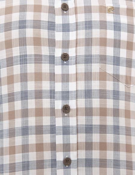 Kahverengi Regular Fit Uzun Kollu Gömlek - 50227236015