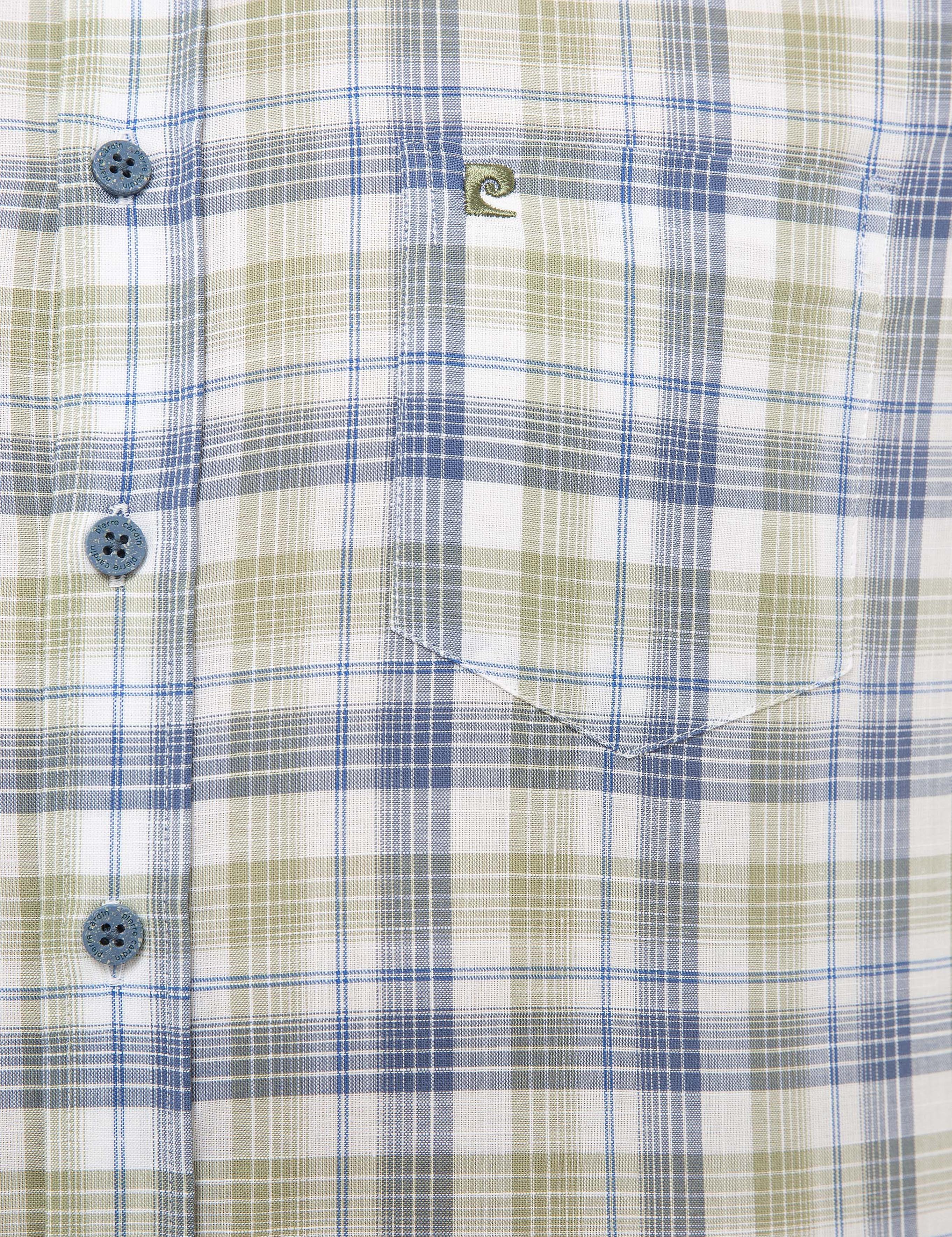 Yeşil Regular Fit Kısa Kollu Gömlek