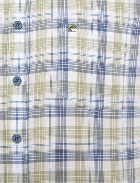 Yeşil Regular Fit Kısa Kollu Gömlek - 50227429010