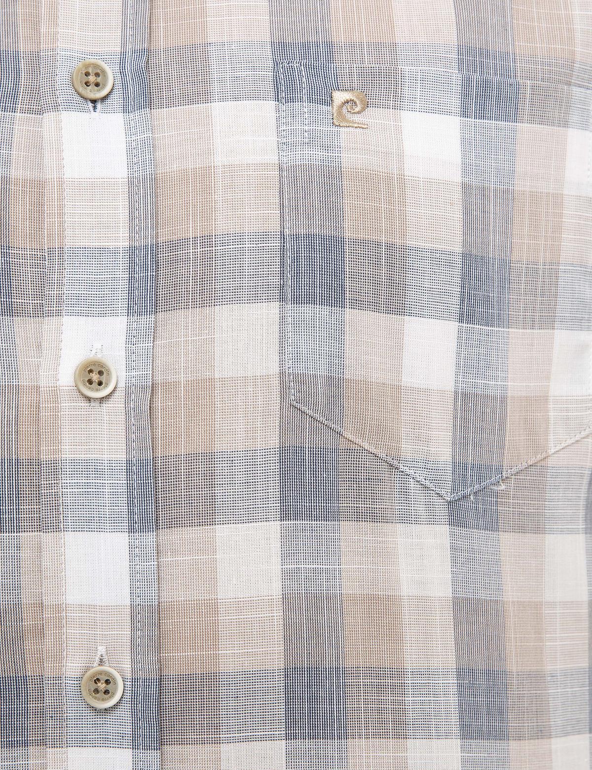 Açık Kahverengi Regular Fit Kısa Kollu Gömlek - 50227430015