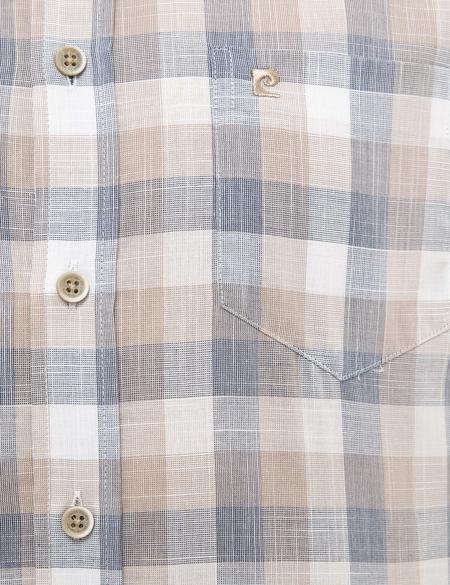 Açık Kahverengi Regular Fit Kısa Kollu Gömlek - 50227430015