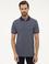 Lacivert Regular Fit Çizgili Polo Yaka Tişört