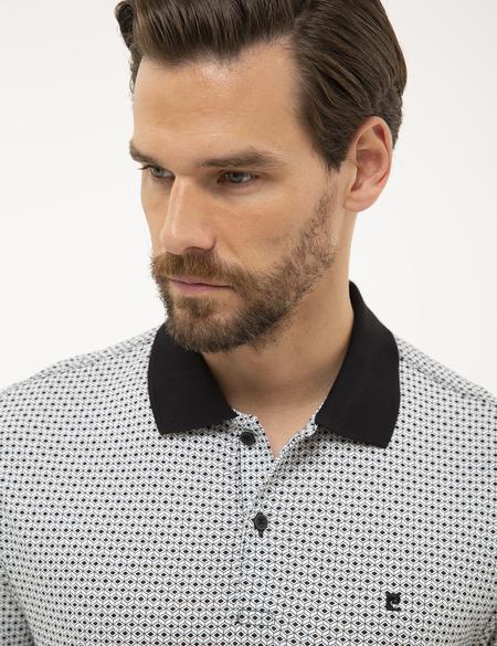 Siyah Slim Fit Polo Yaka T-Shirt - 50226920019