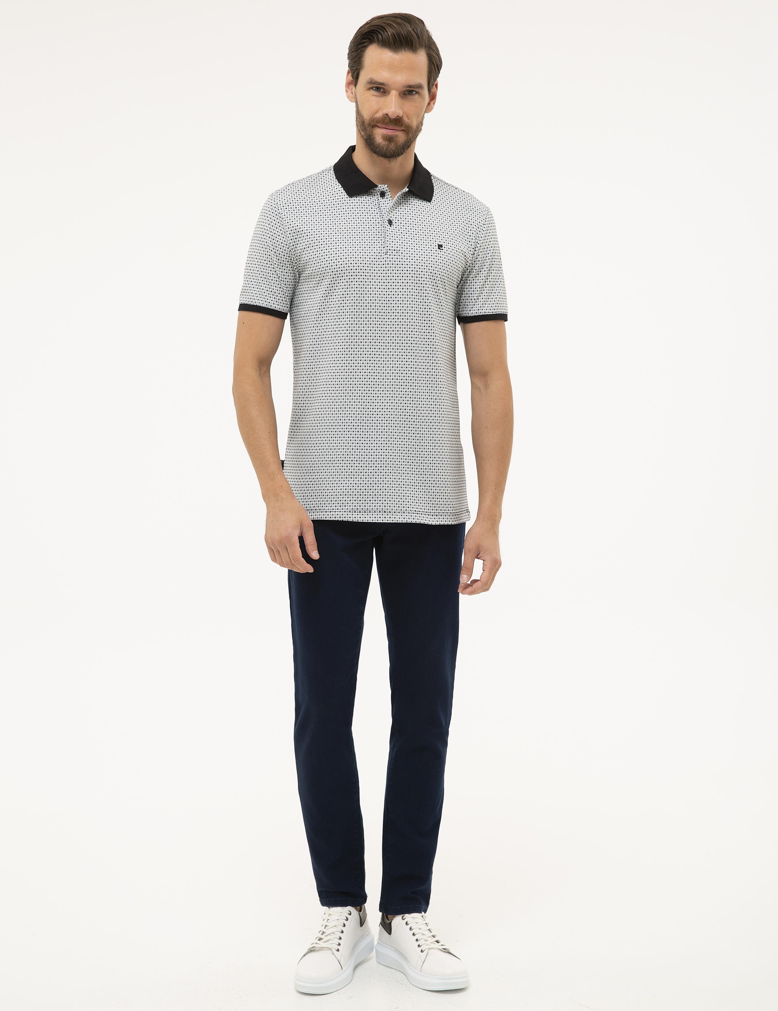 Siyah Slim Fit Polo Yaka T-Shirt