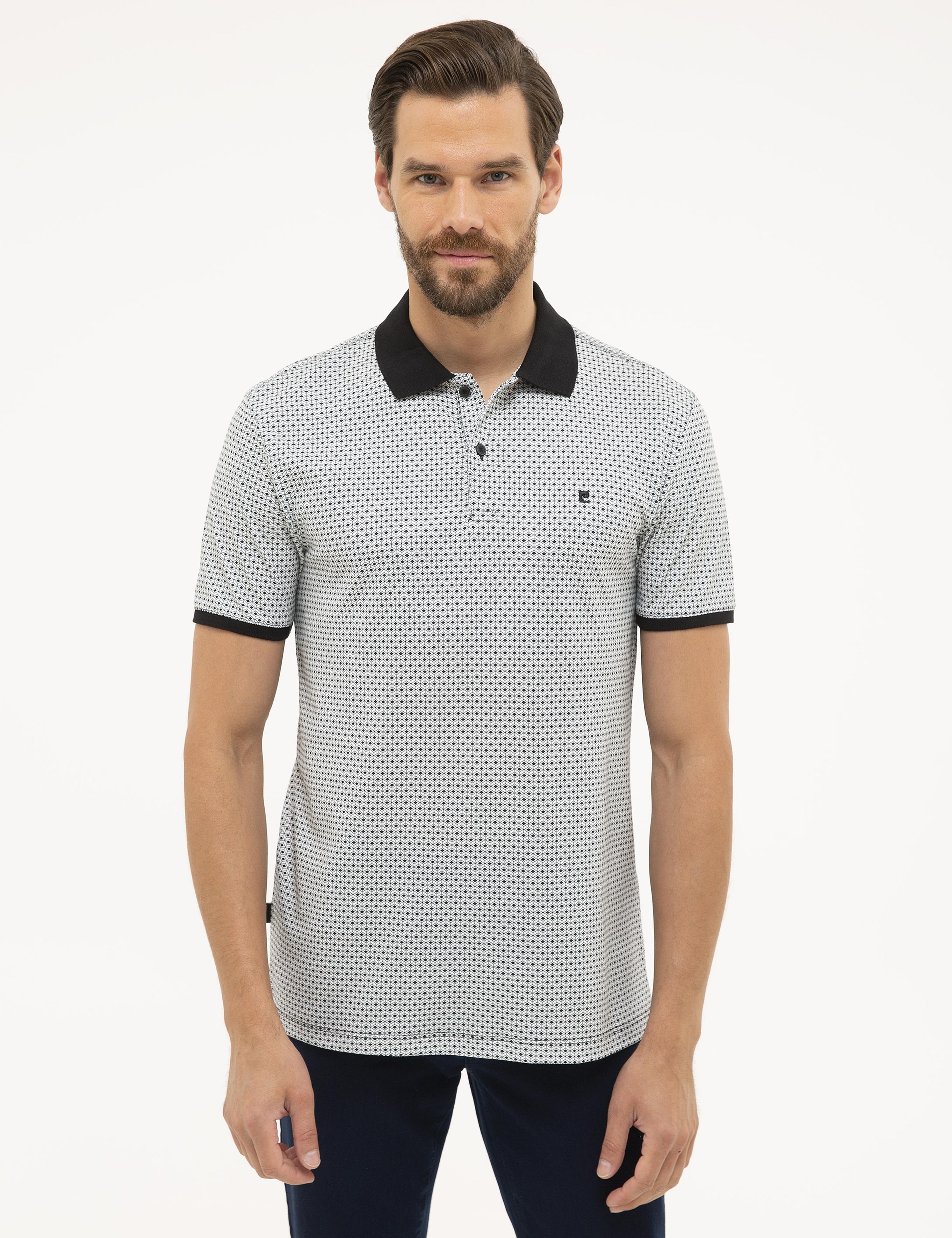 Siyah Slim Fit Polo Yaka T-Shirt