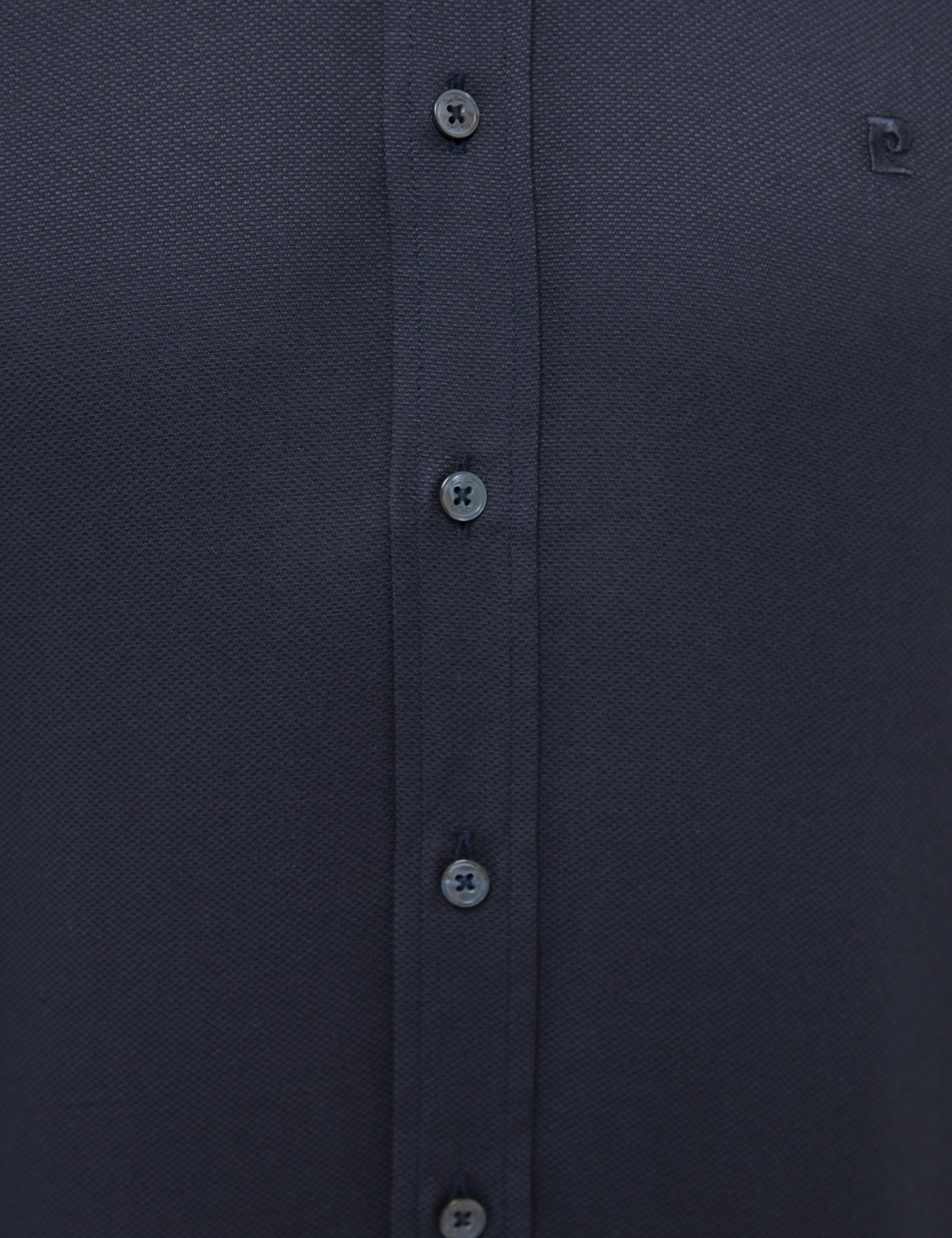 Lacivert Slim Fit Oxford Gömlek - Image 6