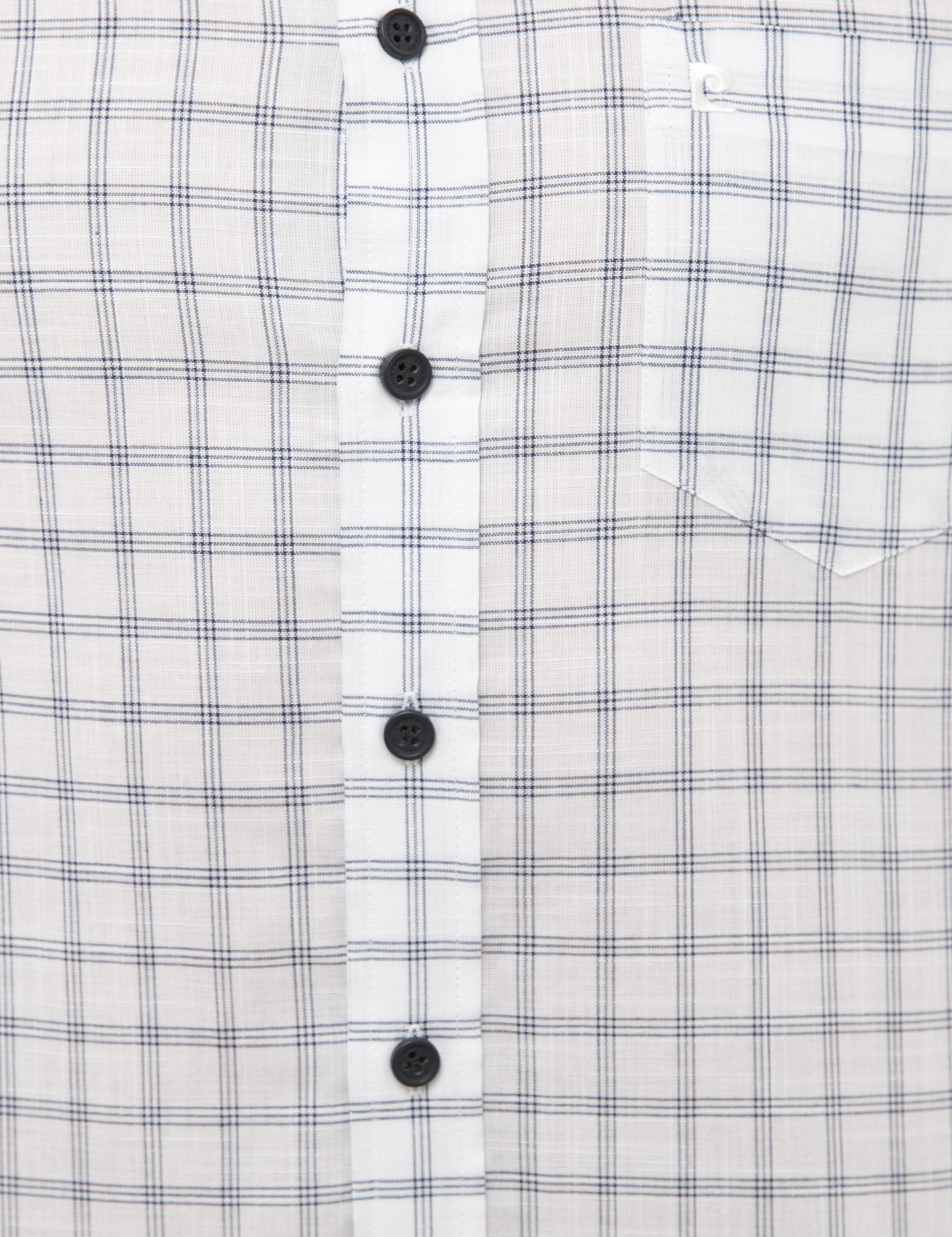 Lacivert Regular Fit Kısa Kollu Gömlek