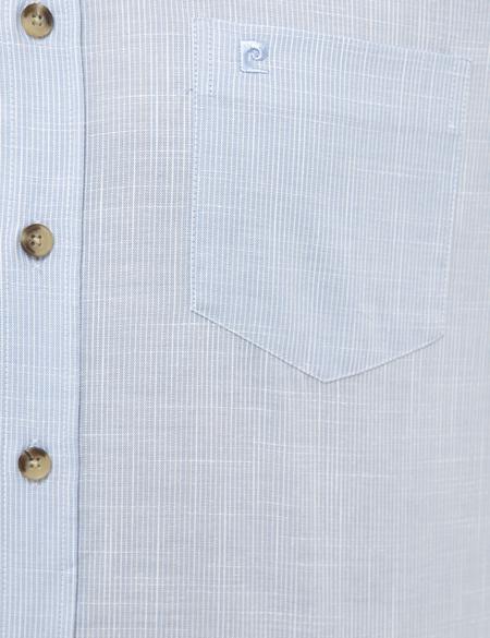 Açık Mavi Regular Fit Kısakol Gömlek - 50227436005