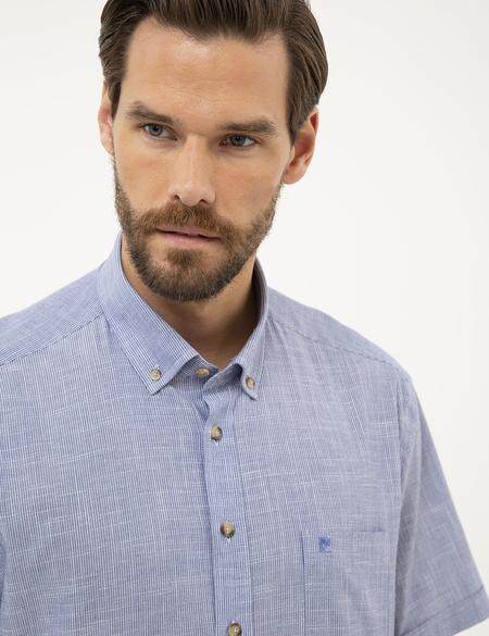 Saks Regular Fit Kısa Kollu Gömlek - 50227436014