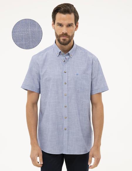 Saks Regular Fit Kısa Kollu Gömlek - 50227436014