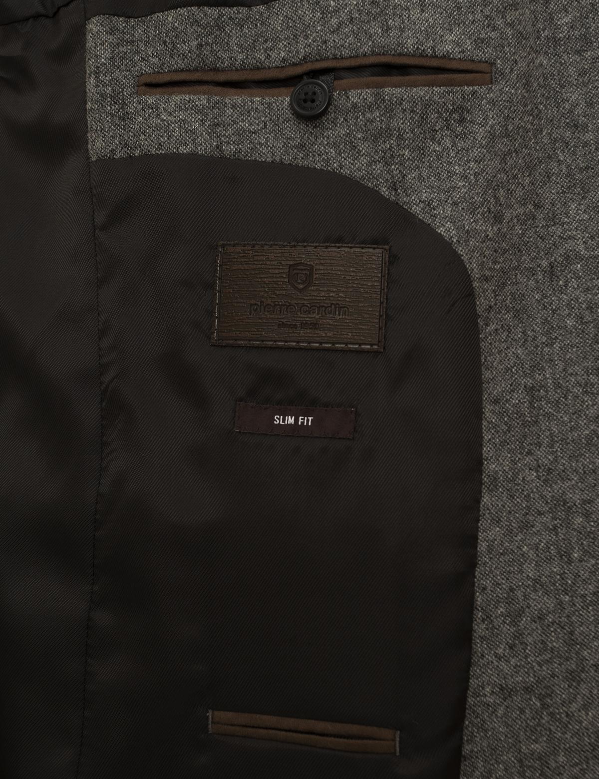 Gri Slim Fit Ceket - 50208604008